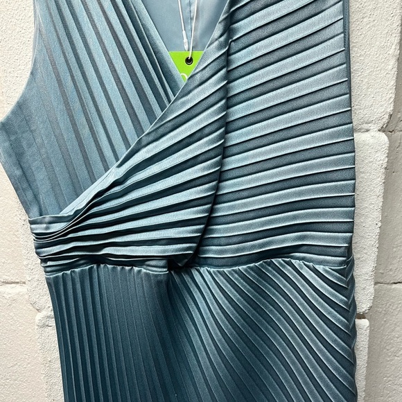 Sam Edelman Blue Asymmetrical Sheath Dress Cocktail - Picture 2 of 5